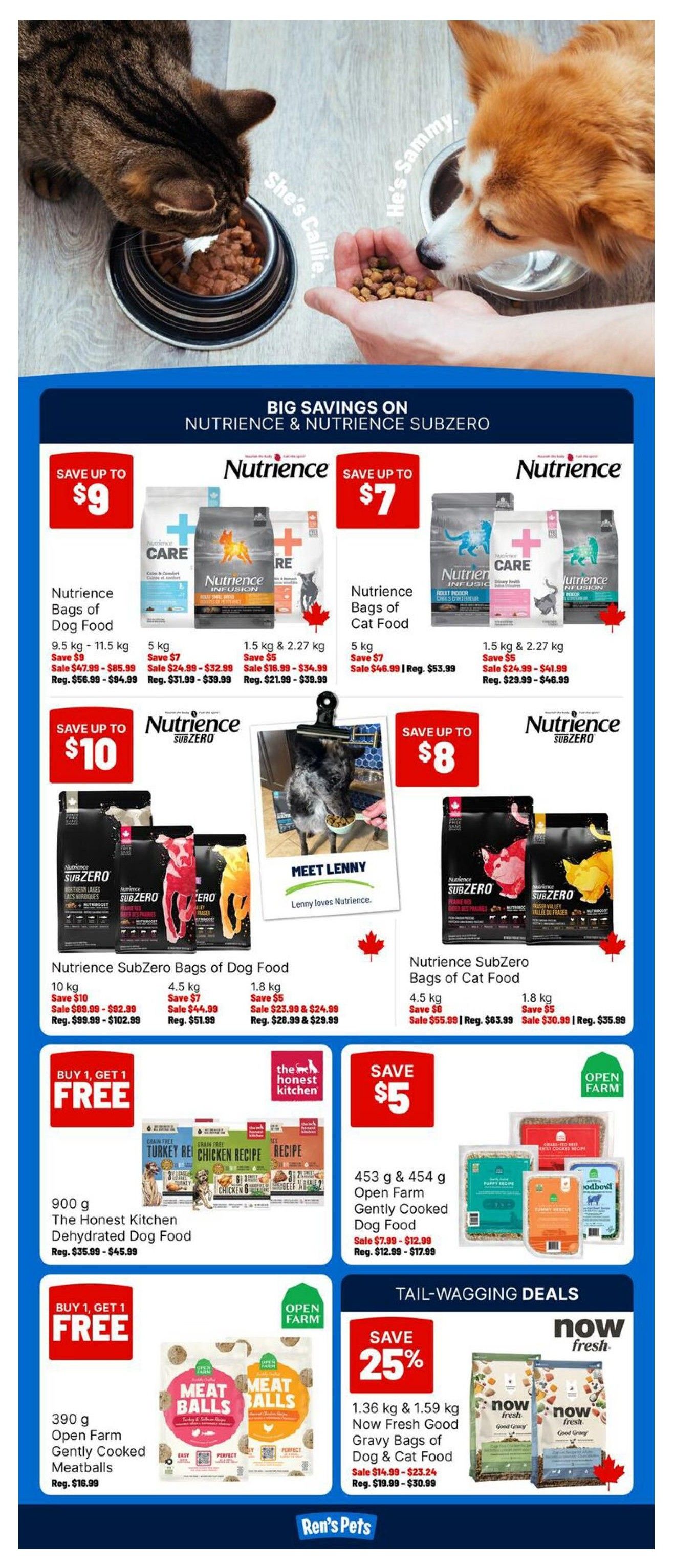 Ren's Pets Flyer September 17 to 23