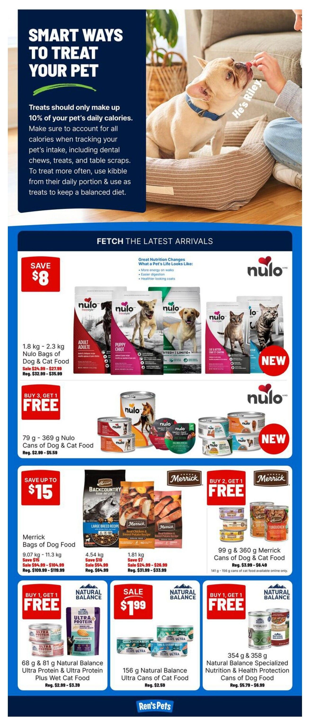 Ren's Pets Flyer September 17 to 23
