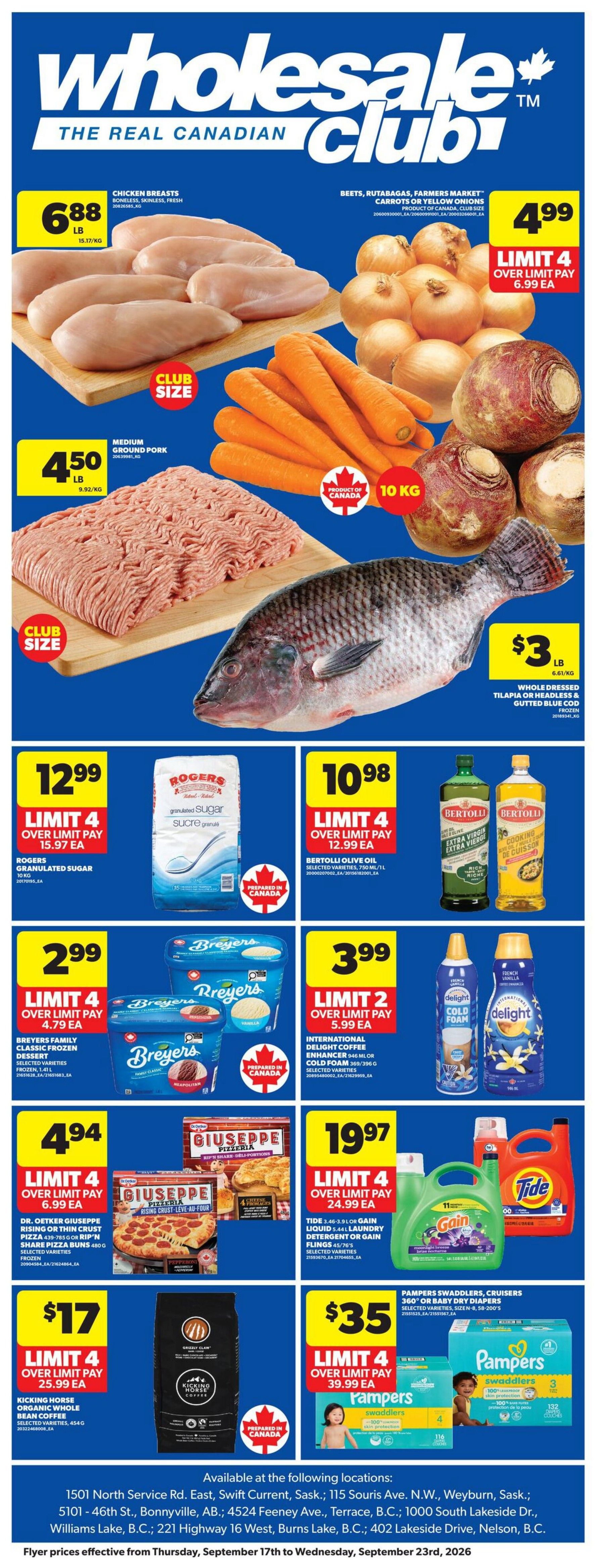 Real Canadian Wholesale Club Flyer September 17 to 23