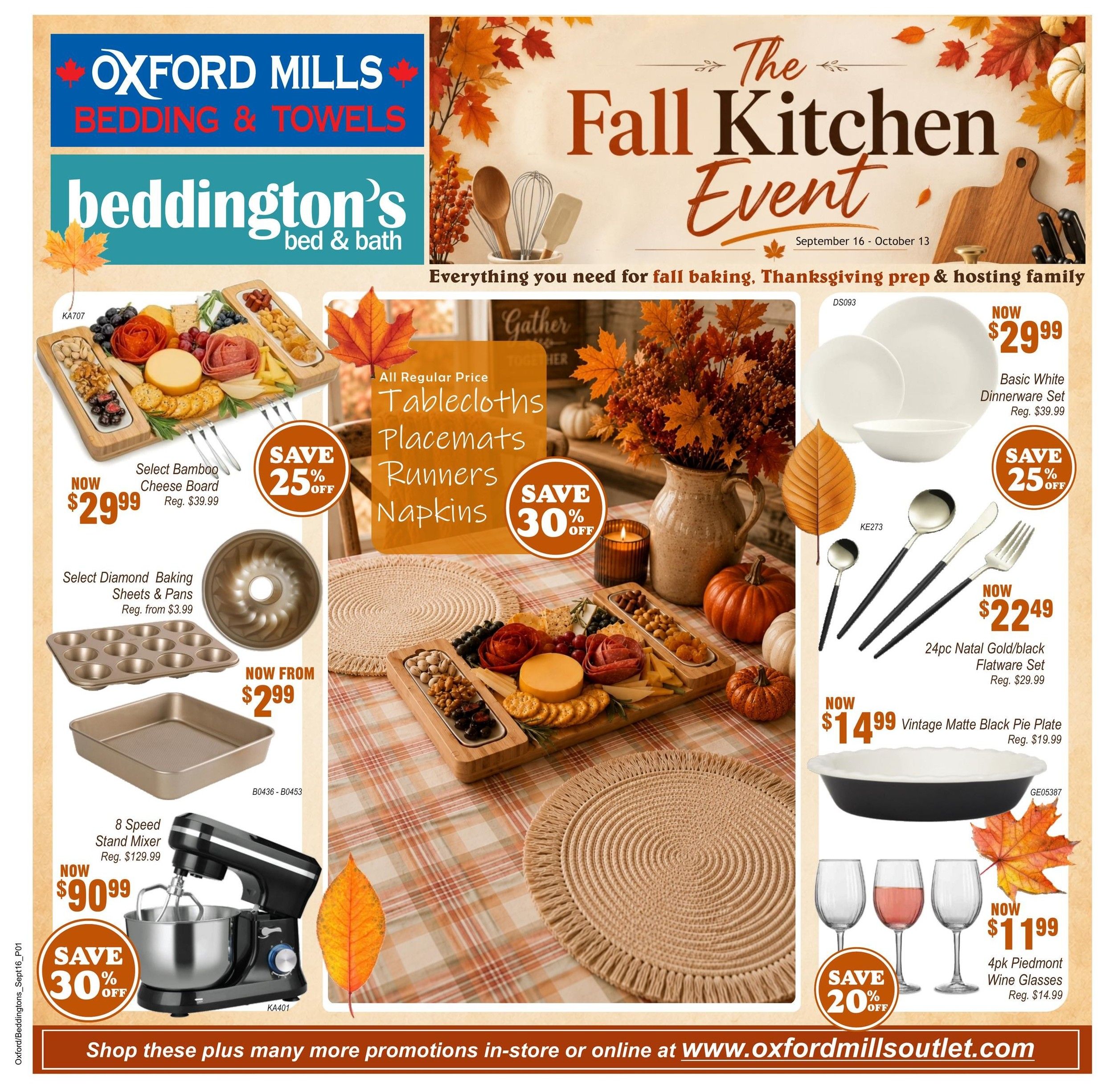 Beddington's Flyer September 16 to October 13