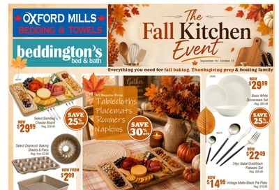Beddington's Flyer September 16 to October 13