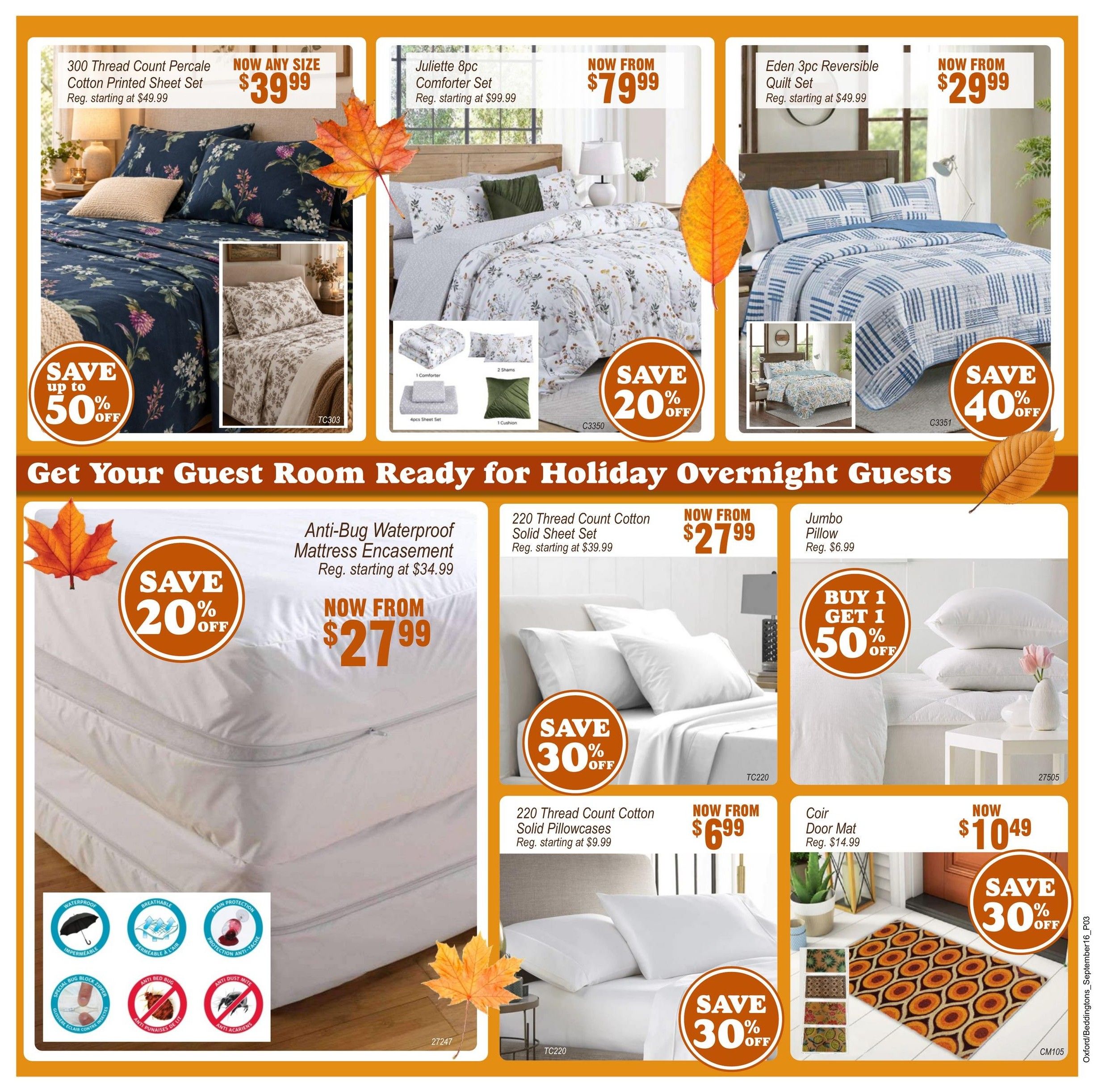 Beddington's Flyer September 16 to October 13