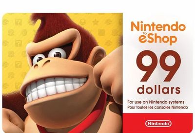 Newegg: Nintendo eShop $99 Gift Card (Email Delivery) $10 Off Coupon Code