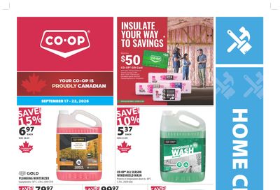 Co-op (West) Home Centre Flyer September 17 to 23