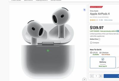 Costco: Apple AirPods 4