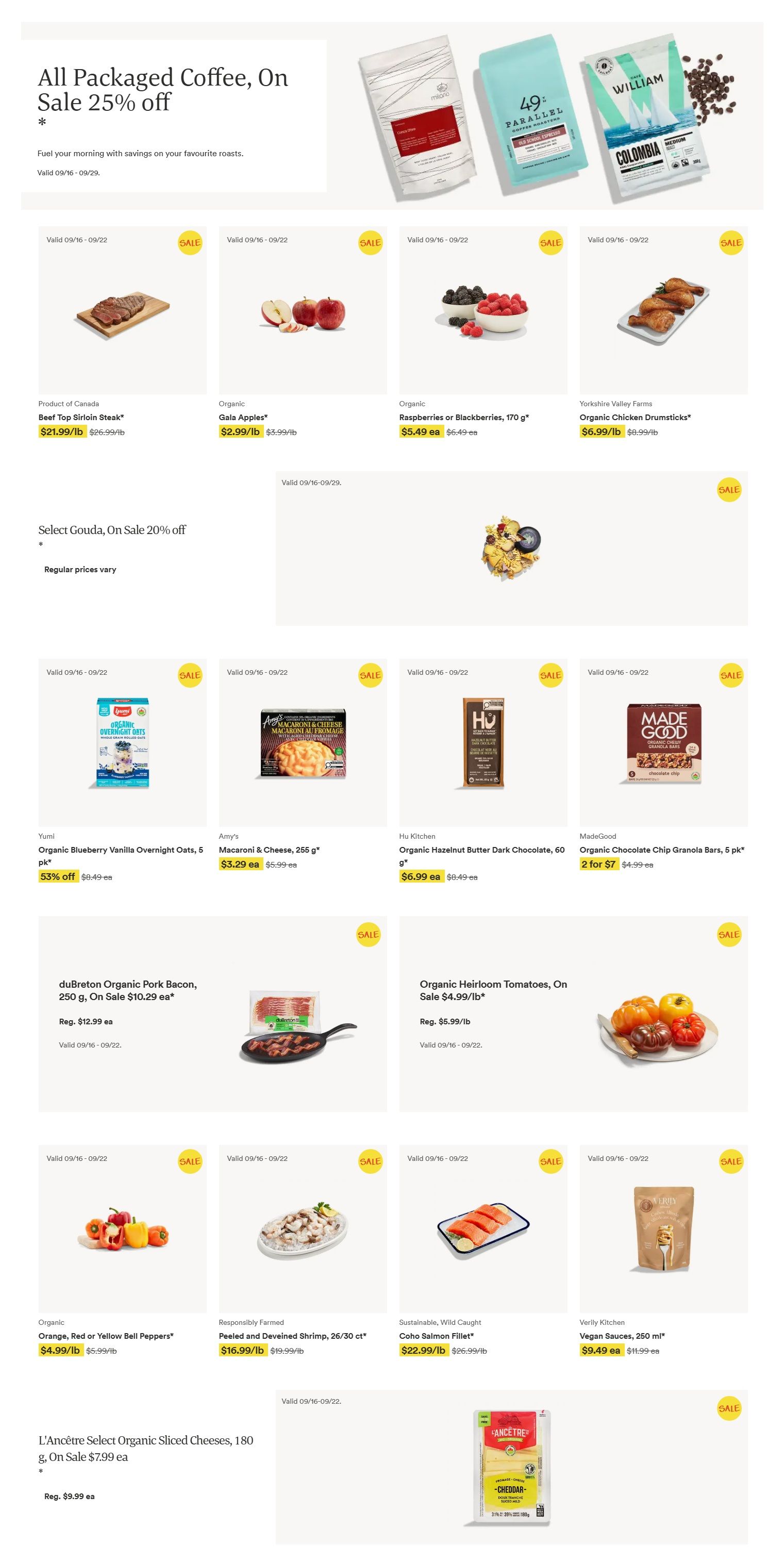 Whole Foods Market (ON) Flyer September 16 to 22