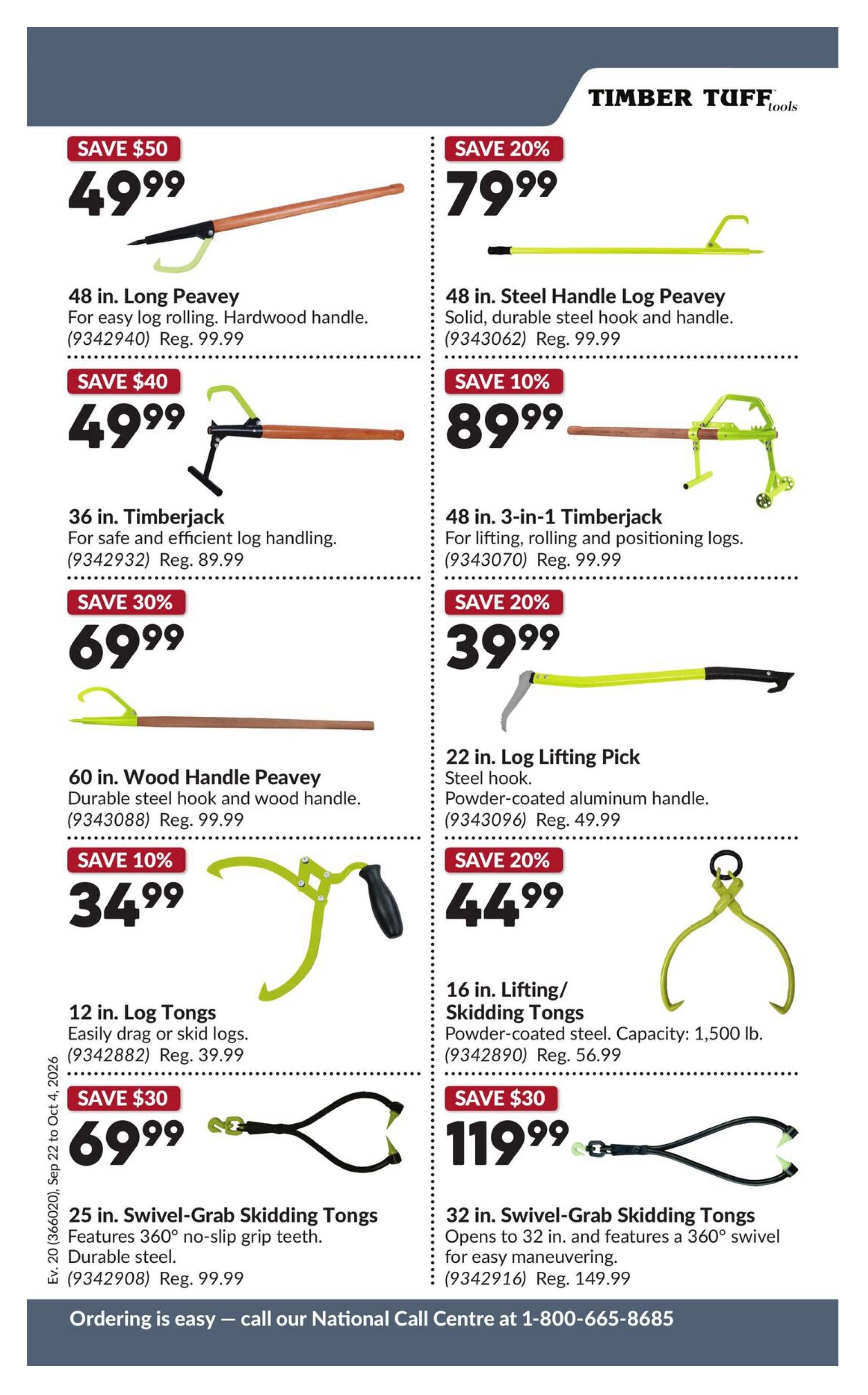 Princess Auto Flyer September 22 to October 4