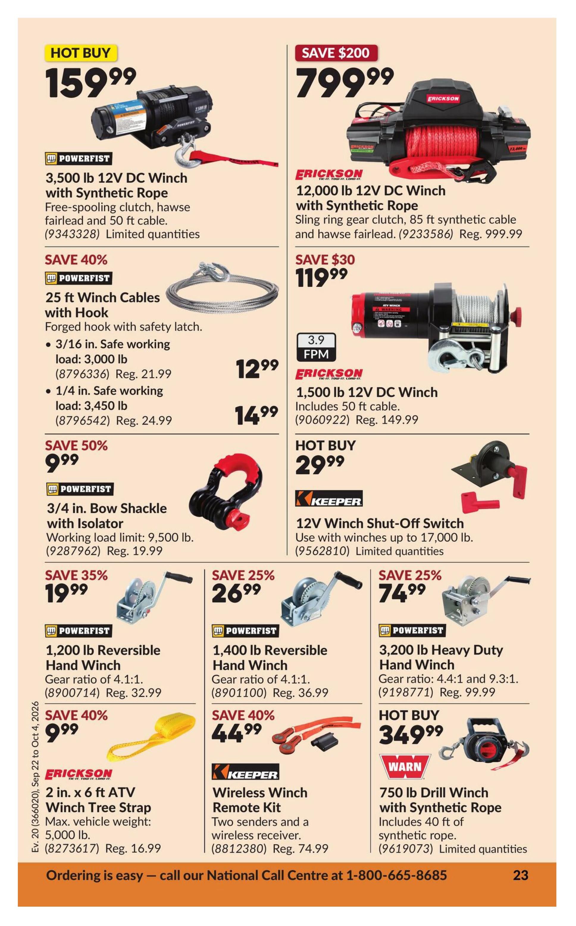 Princess Auto Flyer September 22 to October 4