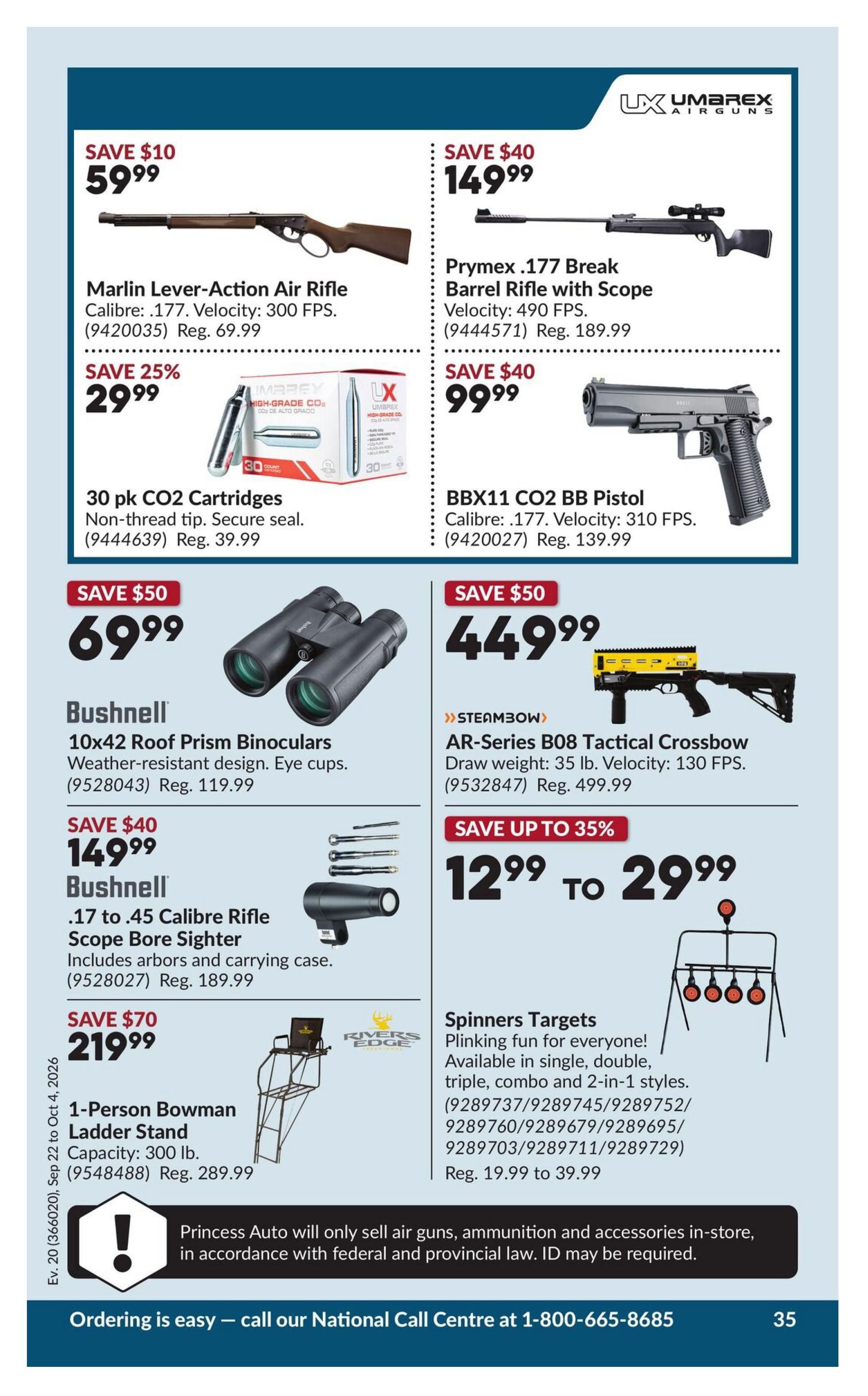 Princess Auto Flyer September 22 to October 4