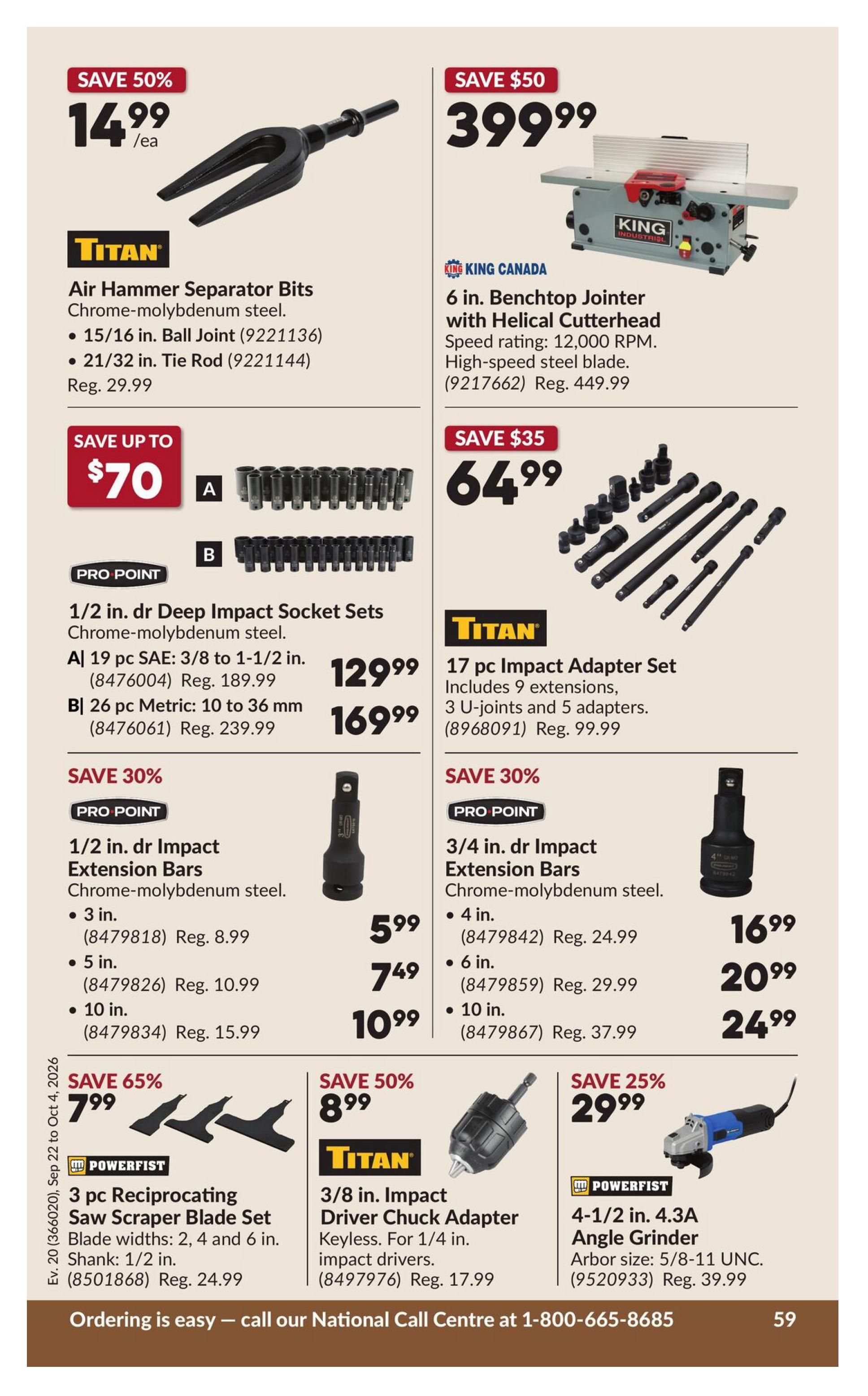 Princess Auto Flyer September 22 to October 4