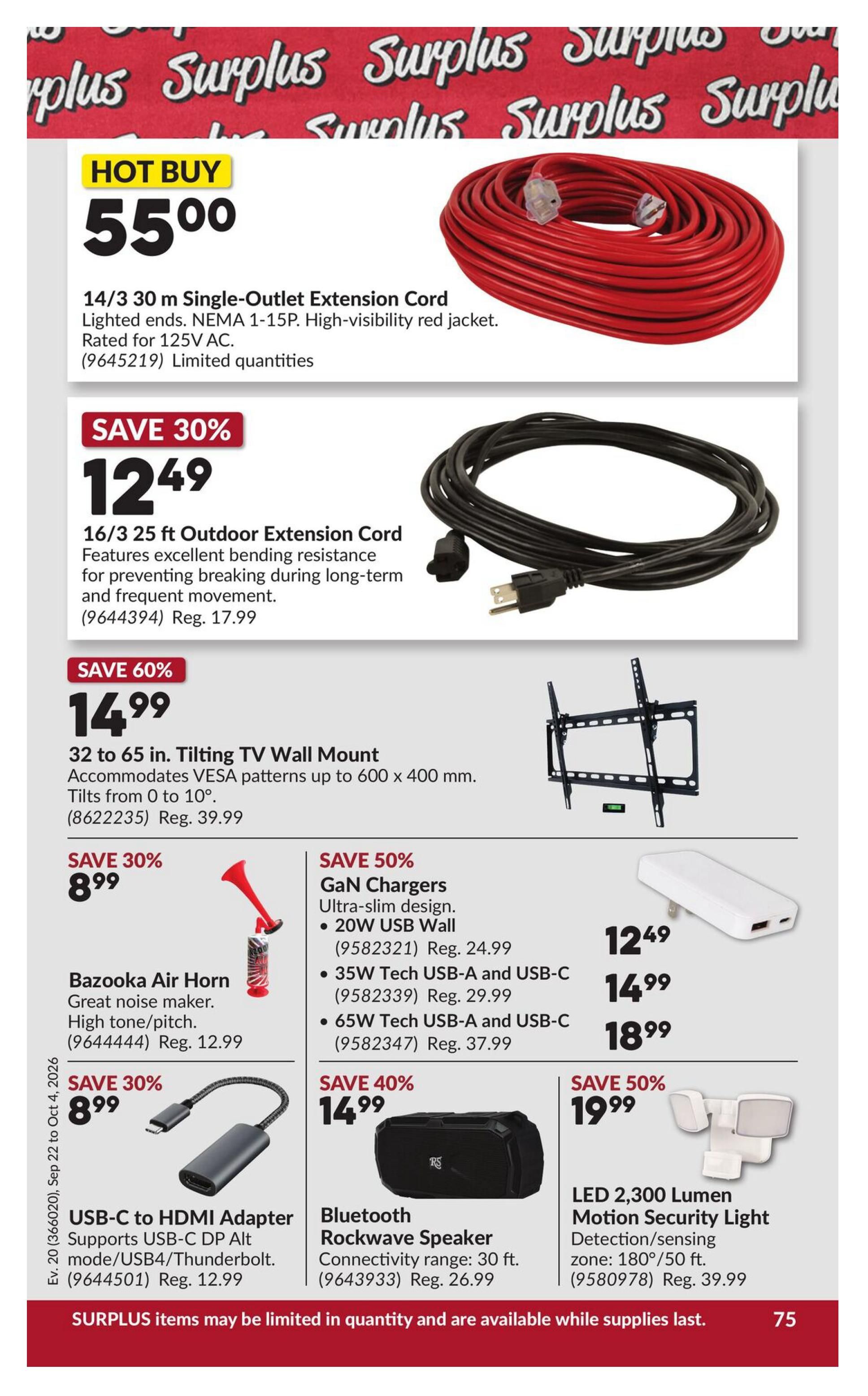 Princess Auto Flyer September 22 to October 4