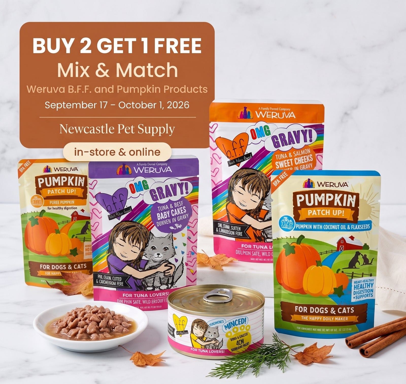 Newcastle Pet Supply Monthly Deals Flyer September 1 - 30, 2026