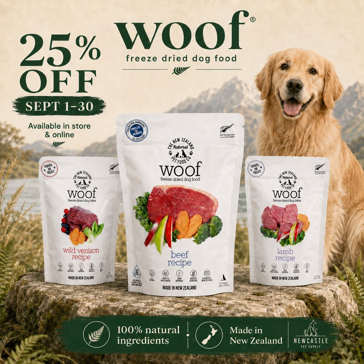 Newcastle Pet Supply Monthly Deals Flyer September 1 - 30, 2026