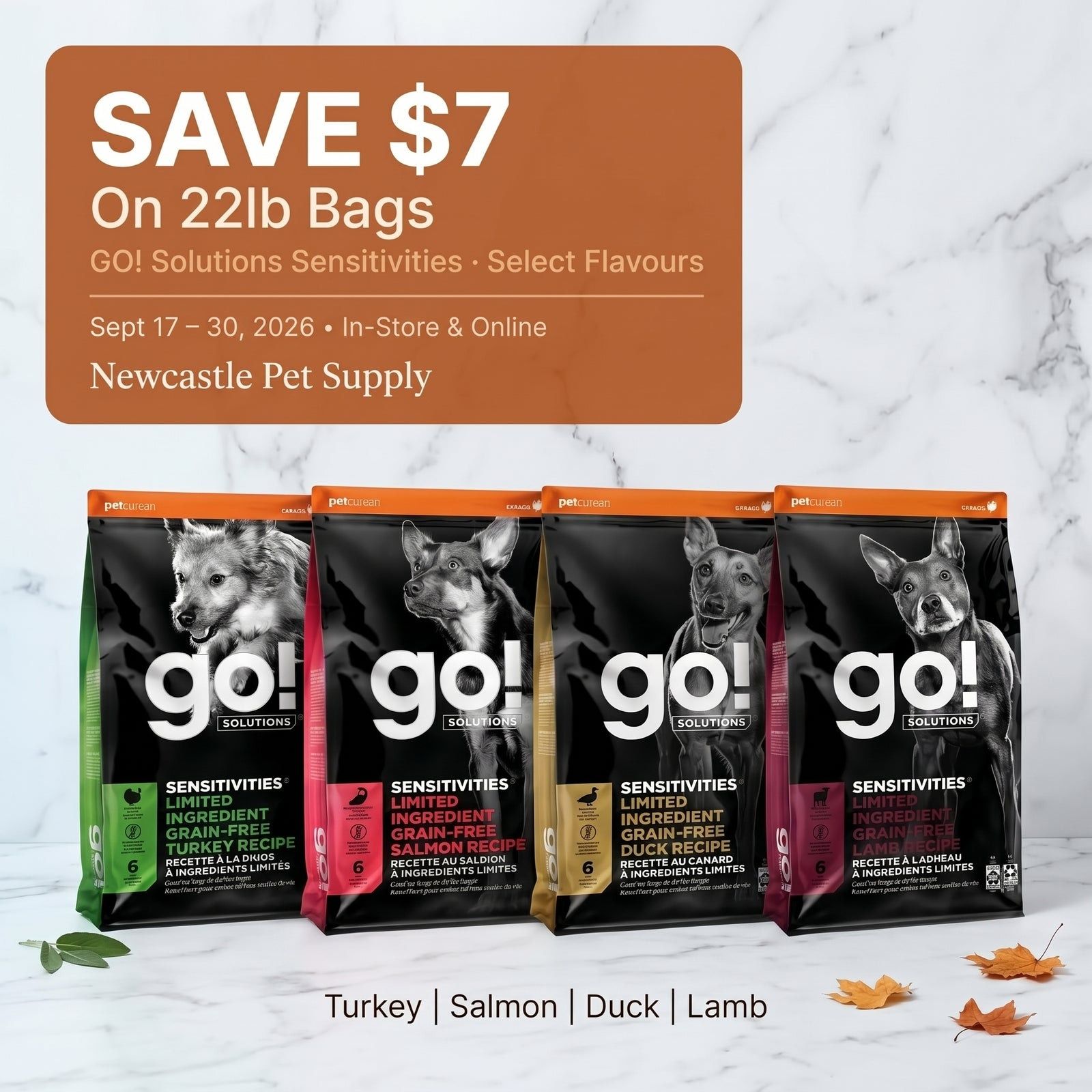 Newcastle Pet Supply Monthly Deals Flyer September 1 - 30, 2026