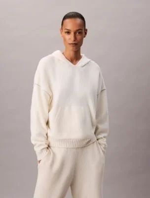 Calvin Klein: Plush Sweater Lounge Hoodie $59