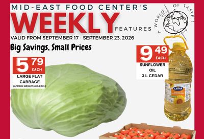 Mid-East Food Centre Flyer September 17 to 23