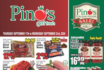 Pino's Flyer September 17 to 23