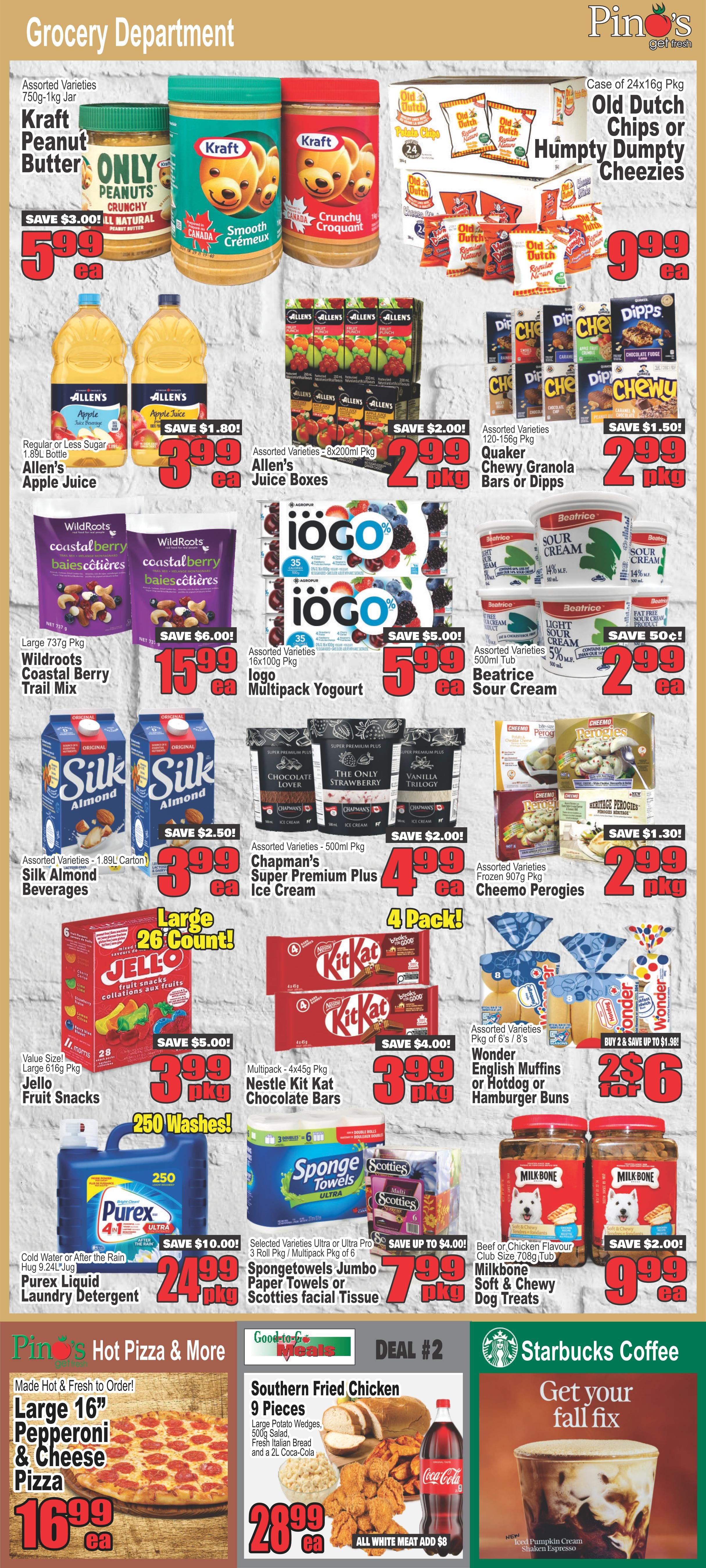 Pino's Flyer September 17 to 23