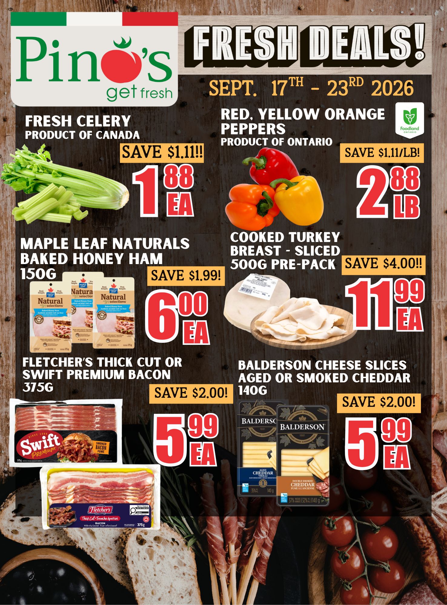 Pino's Flyer September 17 to 23