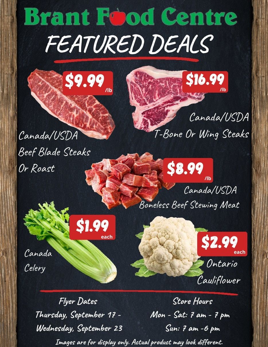 Brant Food Centre Flyer September 17 - 20, 2026