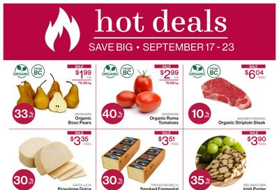 Kootenay Co-op Hot Deals Flyer September 17 - 23, 2026