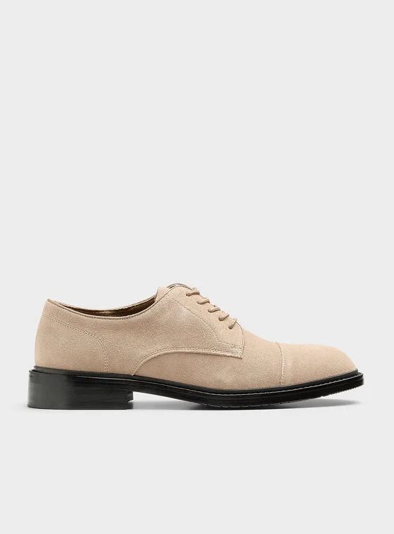 Simons: Suede derby shoes - $99.95 Simons: Suede derby shoes - $99.95