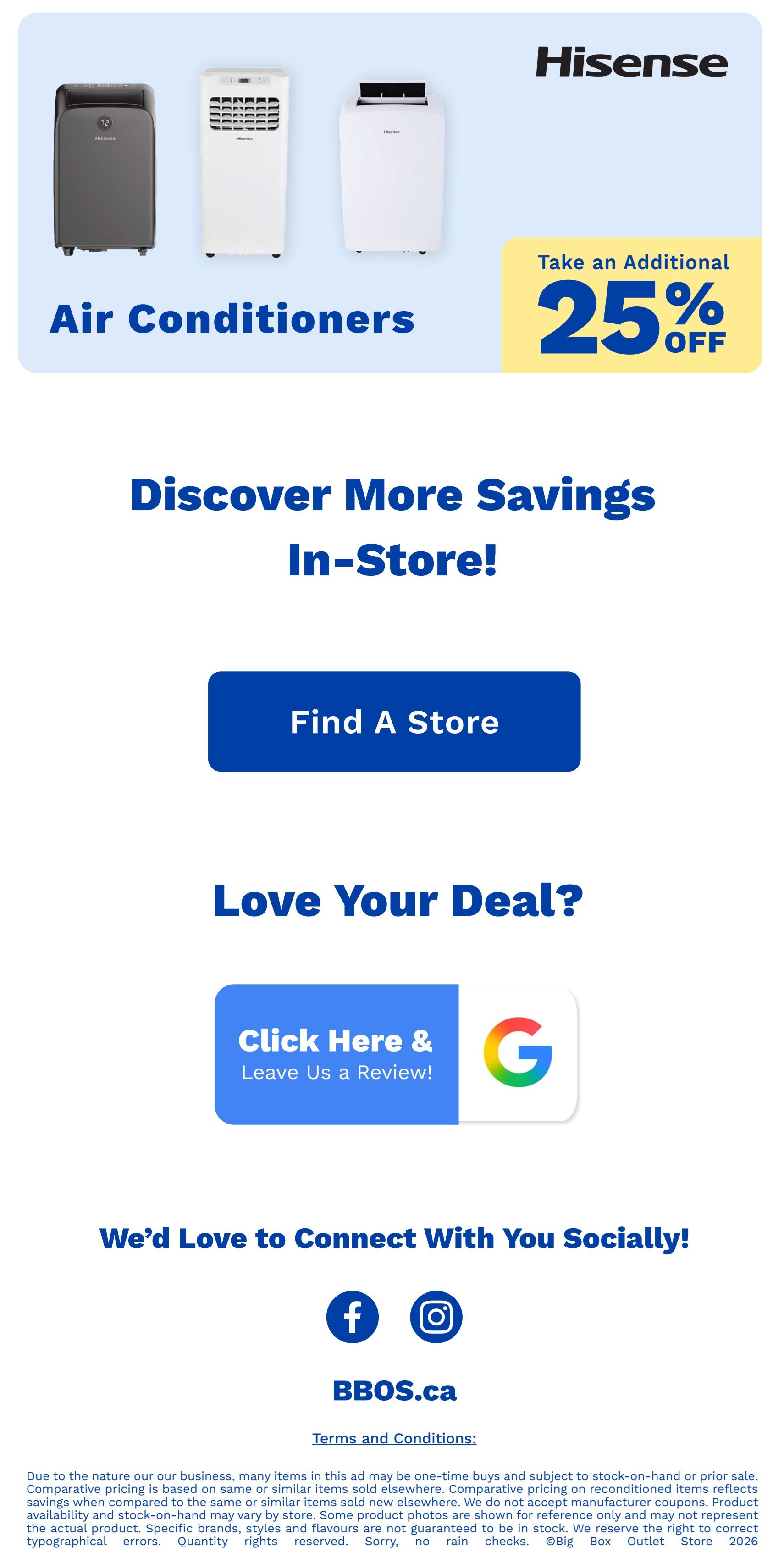 Big Box Outlet Store Flyer September 16 to 22