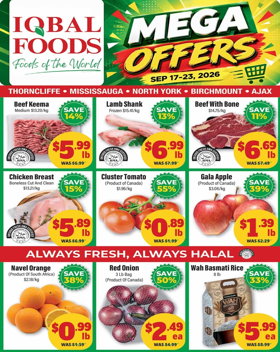 Iqbal Foods Flyer September 17 to 23