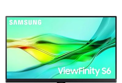 SAMSUNG 24 inch Business Monitor QHD IPS 100Hz 5ms HDR 10 USB-C + DP LAN & Daisy Chain Support, 3 Year Warranty (LS24D606UANXZA) [Canada Version]