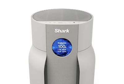 Shark BreatheClear, Smart Air Purifier, Living Room, Bedroom, Kitchen, Motion Sensing, HEPA-Exceeding In All Modes, No Filter Changes up to 6 Years, Dove, HP162CMX