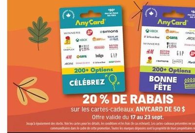 Metro: $50 AnyCard for $40 (Sept 17 - 23)