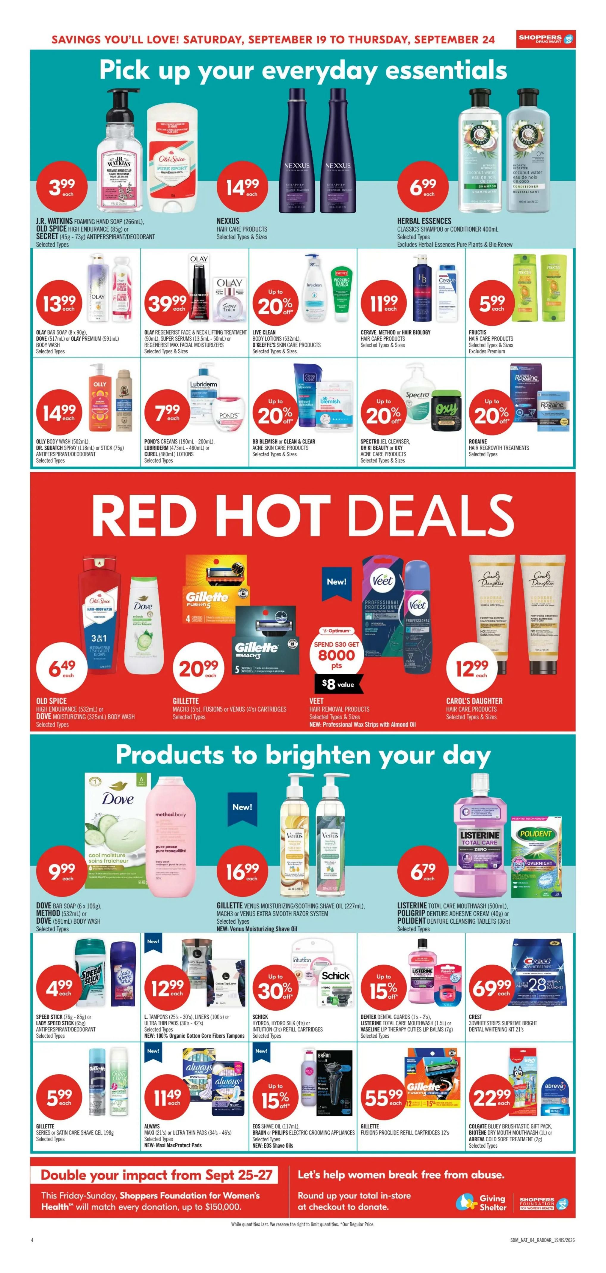 Shoppers Drug Mart (Atlantic) Flyer September 19 to 24
