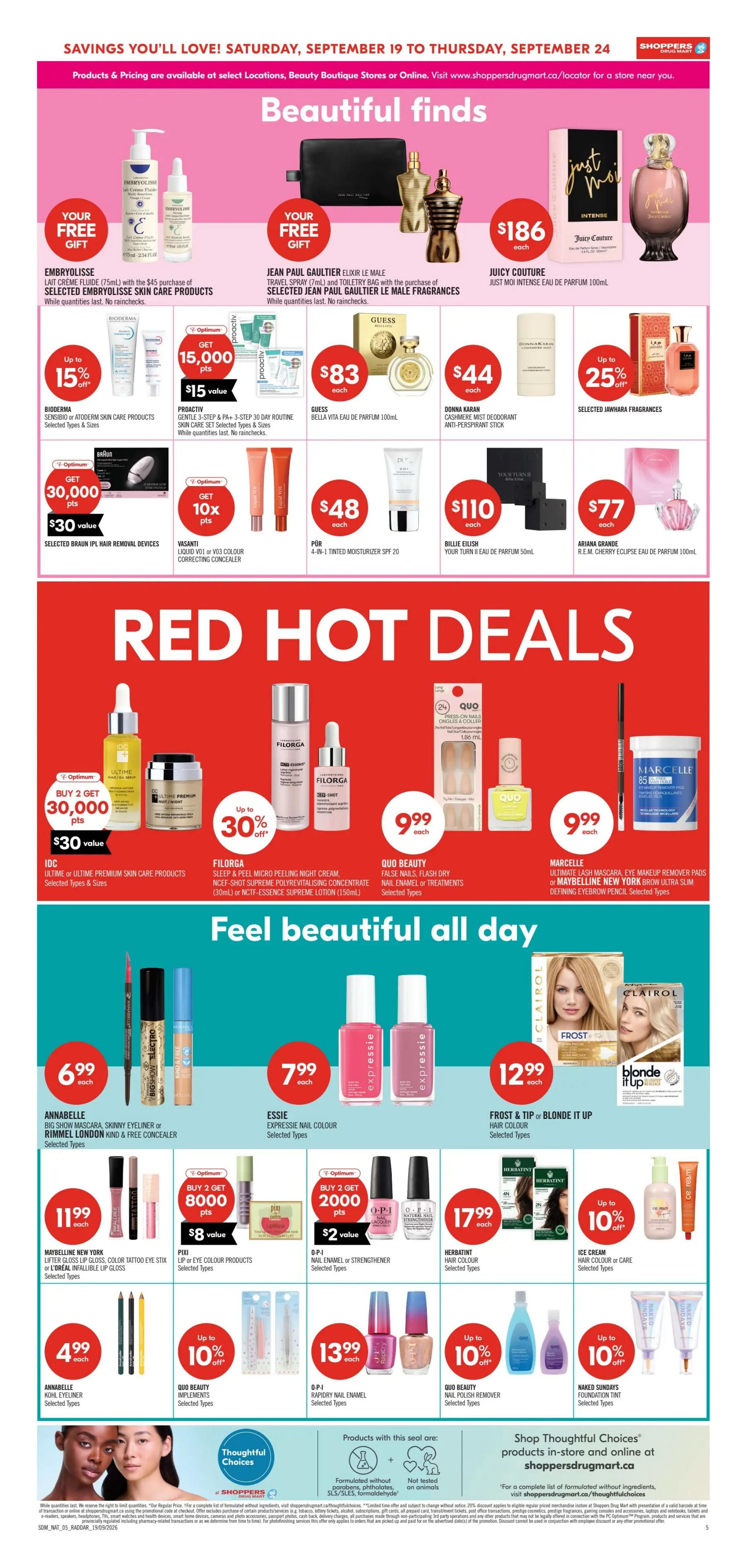 Shoppers Drug Mart (Atlantic) Flyer September 19 to 24