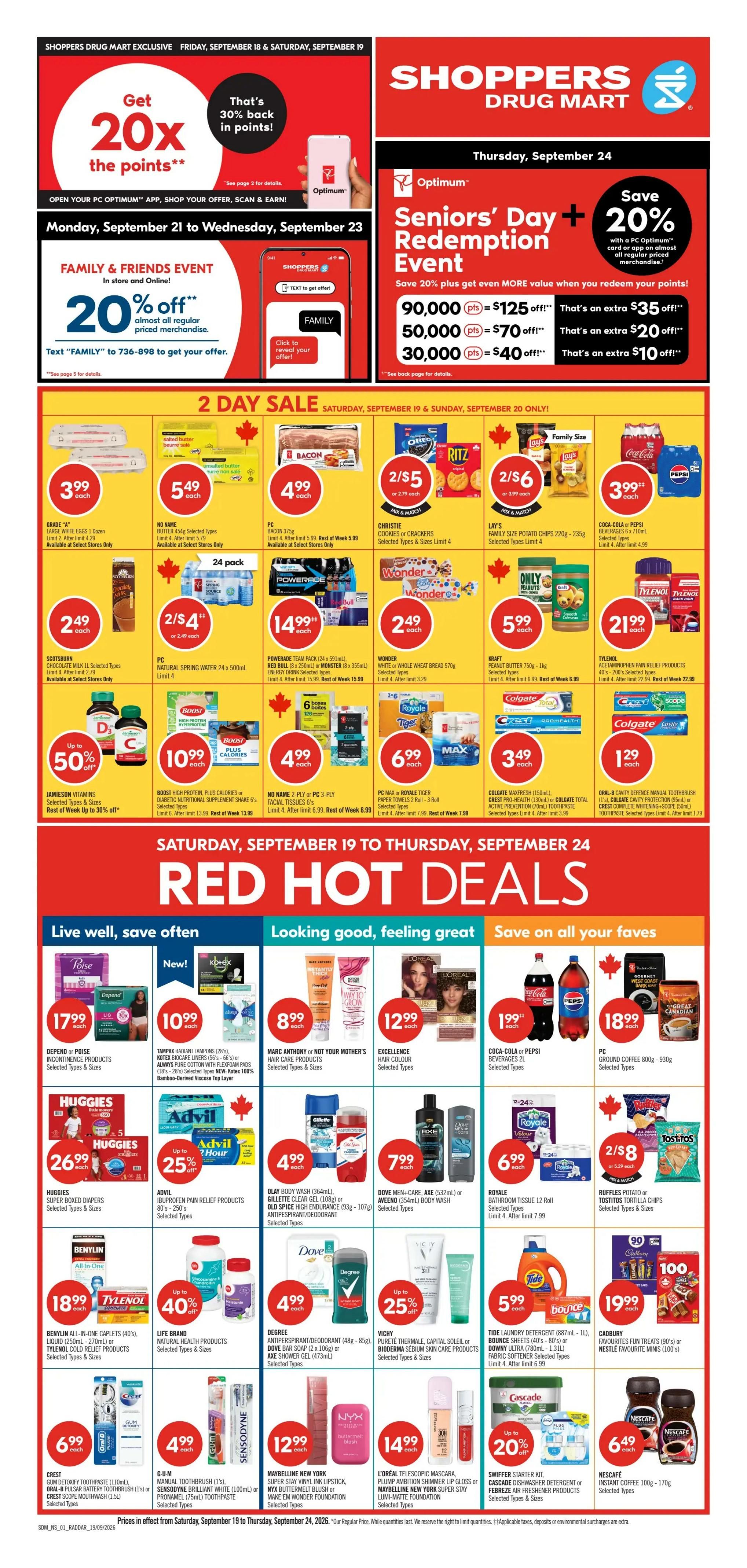 Shoppers Drug Mart (Atlantic) Flyer September 19 to 24