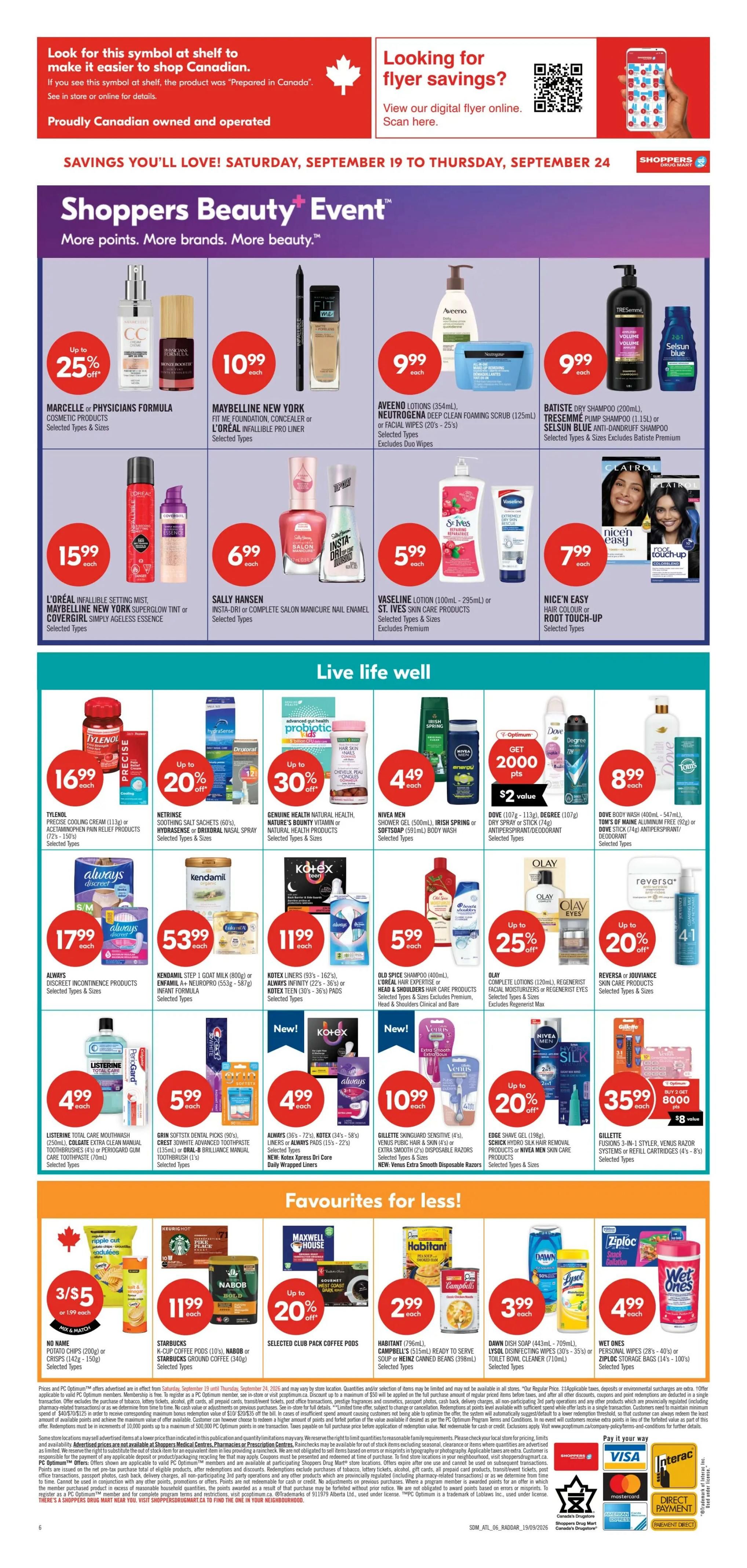 Shoppers Drug Mart (Atlantic) Flyer September 19 to 24