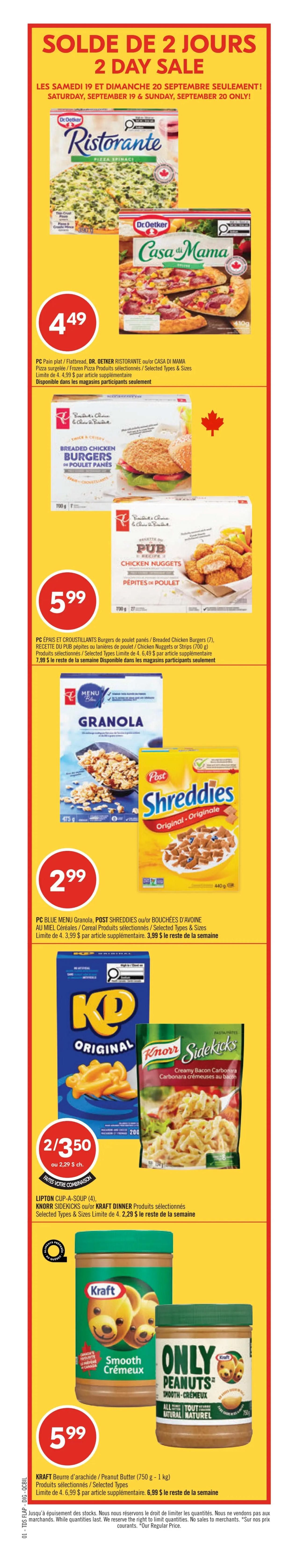 Pharmaprix Flyer September 19 to 24