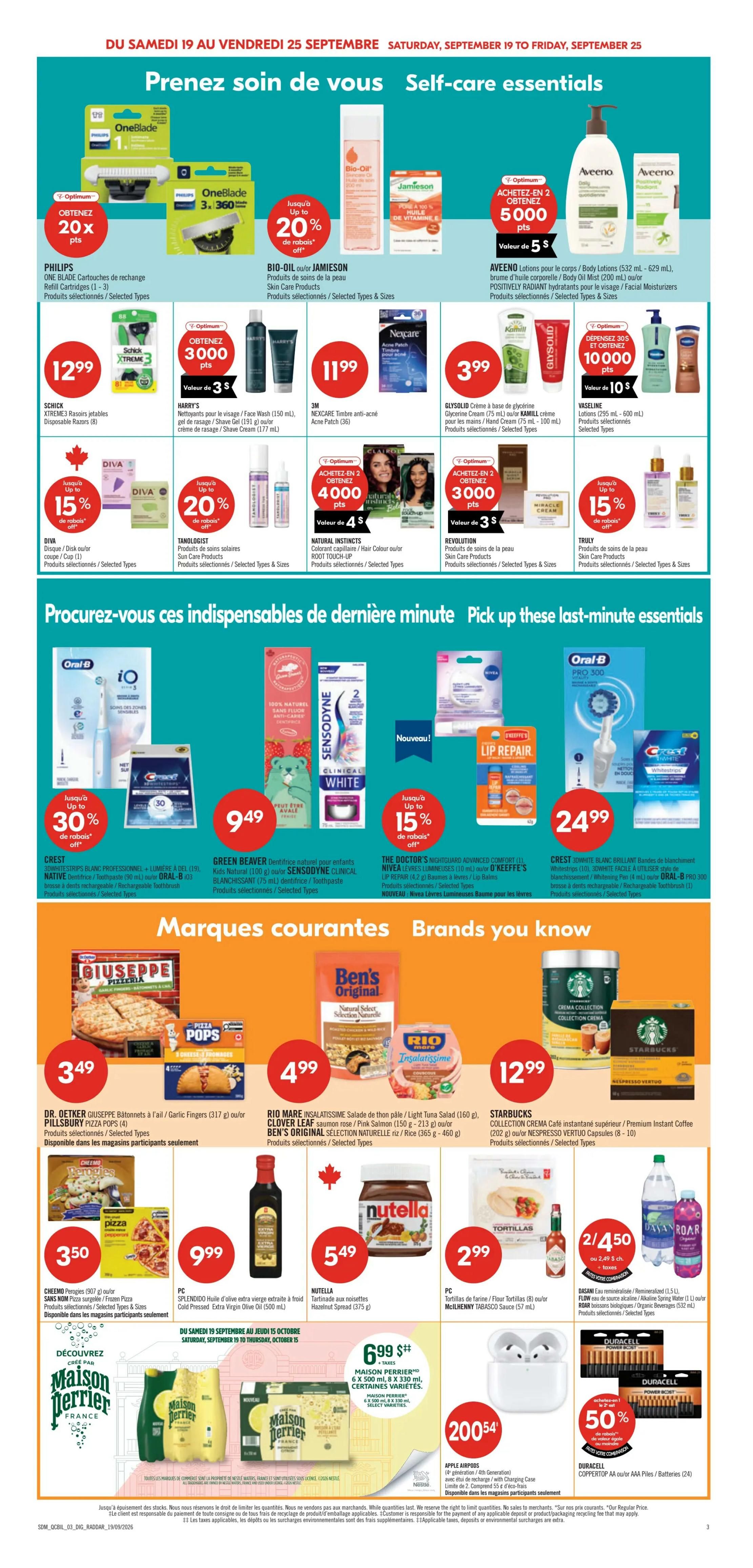 Pharmaprix Flyer September 19 to 24