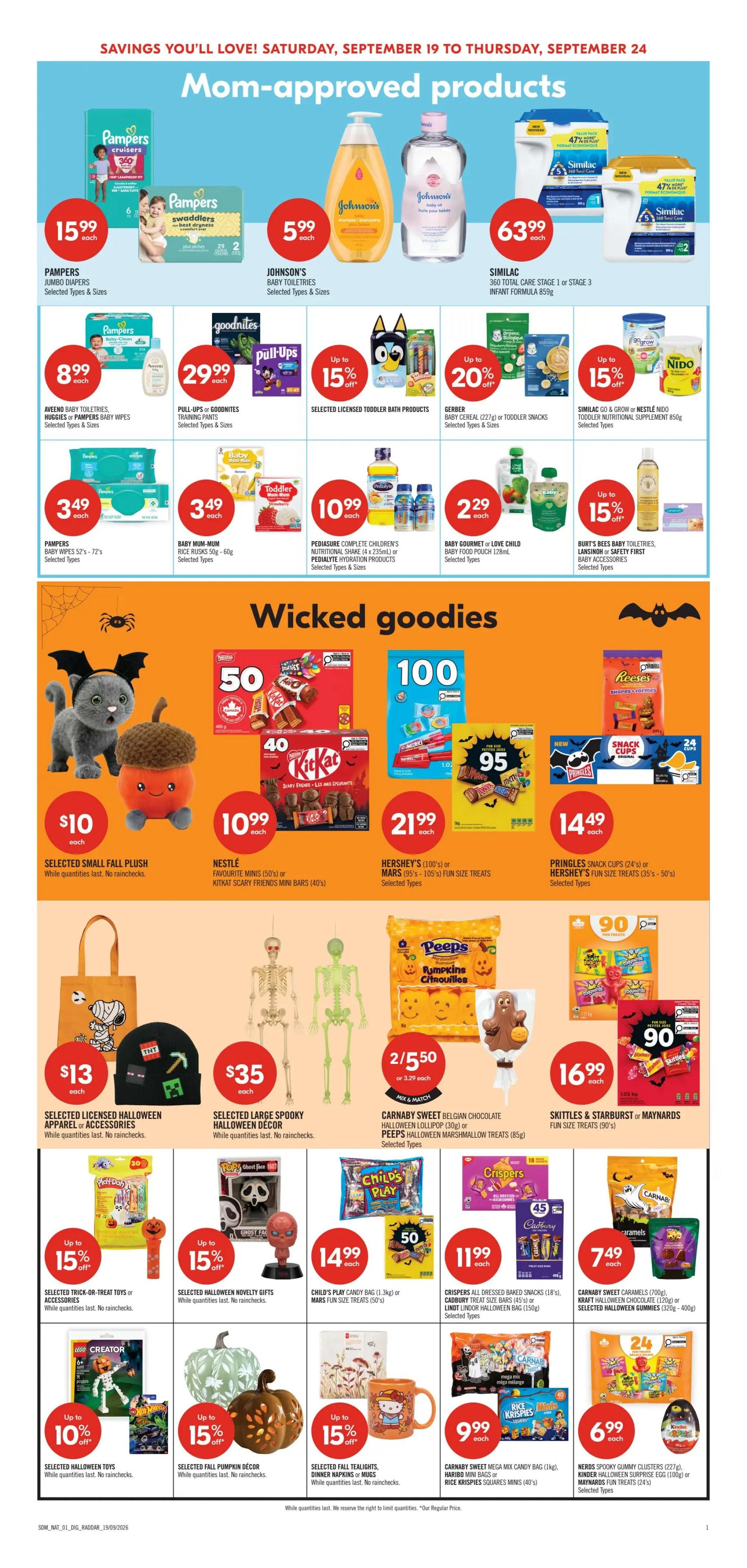 Shoppers Drug Mart (West) Flyer September 19 to 24 