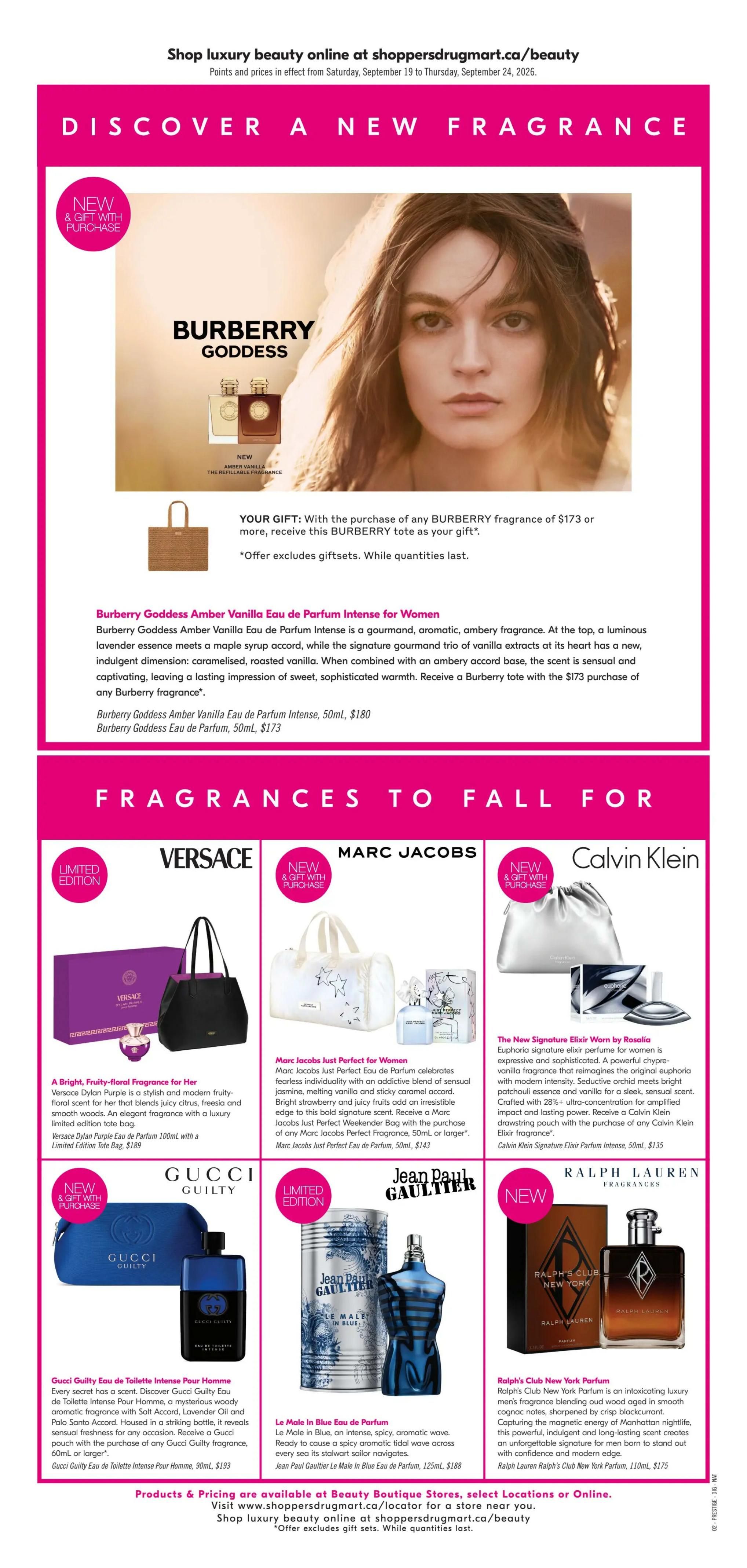 Shoppers Drug Mart (West) Flyer September 19 to 24 