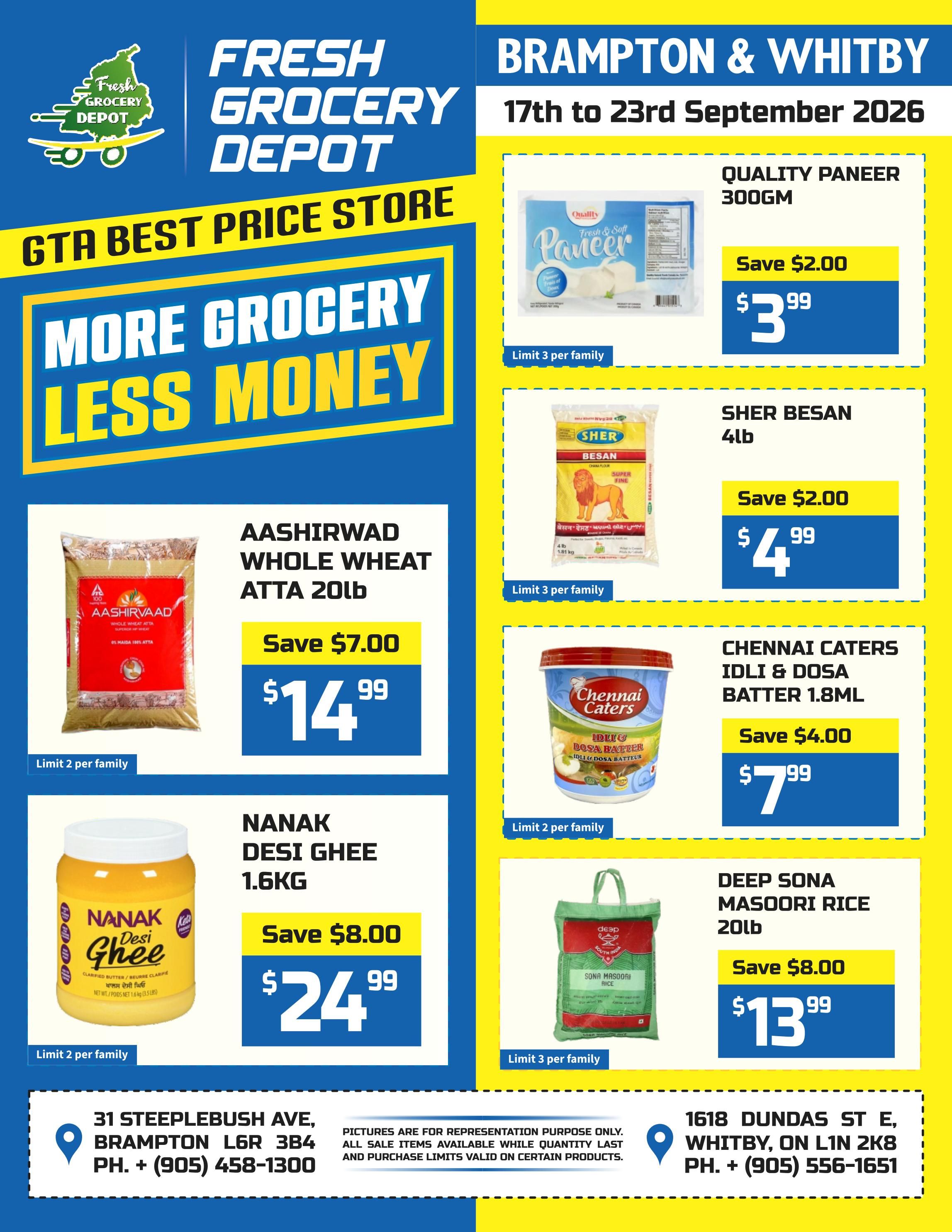 Fresh Grocery Depot Flyer September 17 to 23