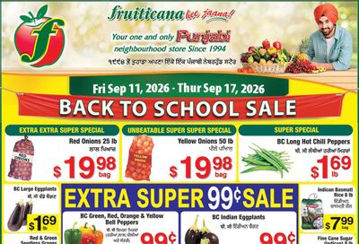 Fruiticana (Edmonton) Flyer September 11 to 17
