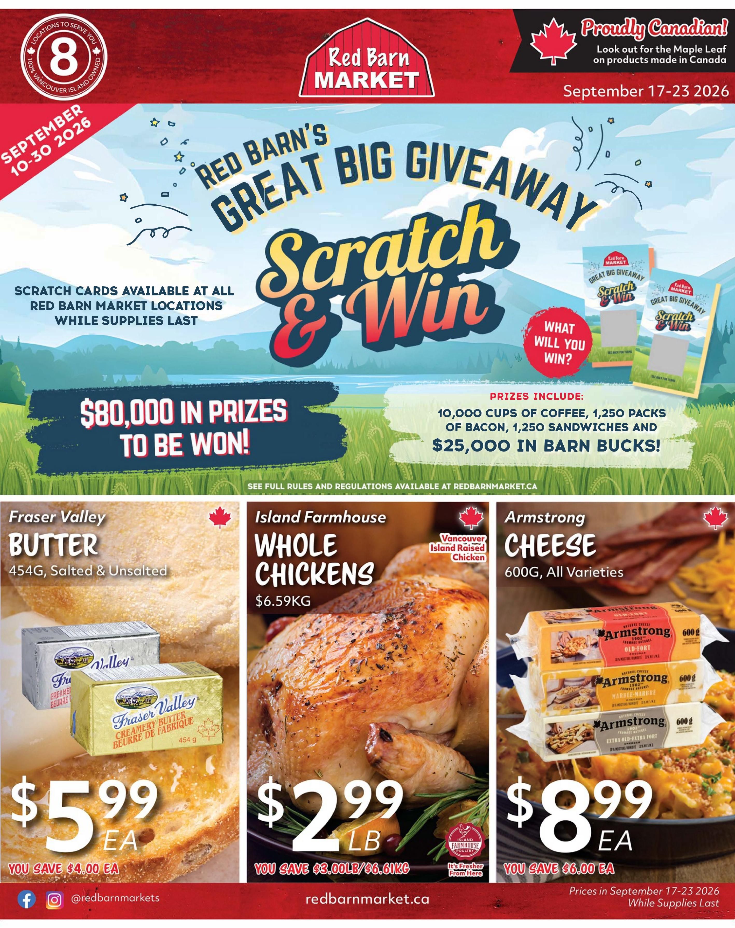 Red Barn Market Flyer September 17 to 23