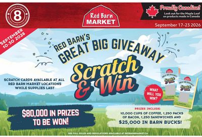 Red Barn Market Flyer September 17 to 23