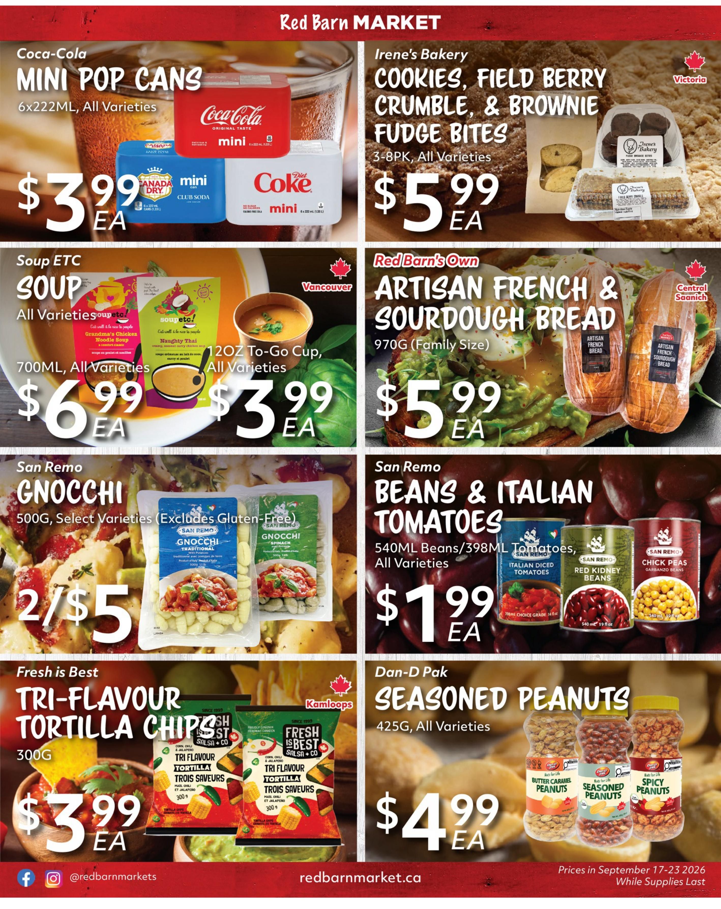 Red Barn Market Flyer September 17 to 23