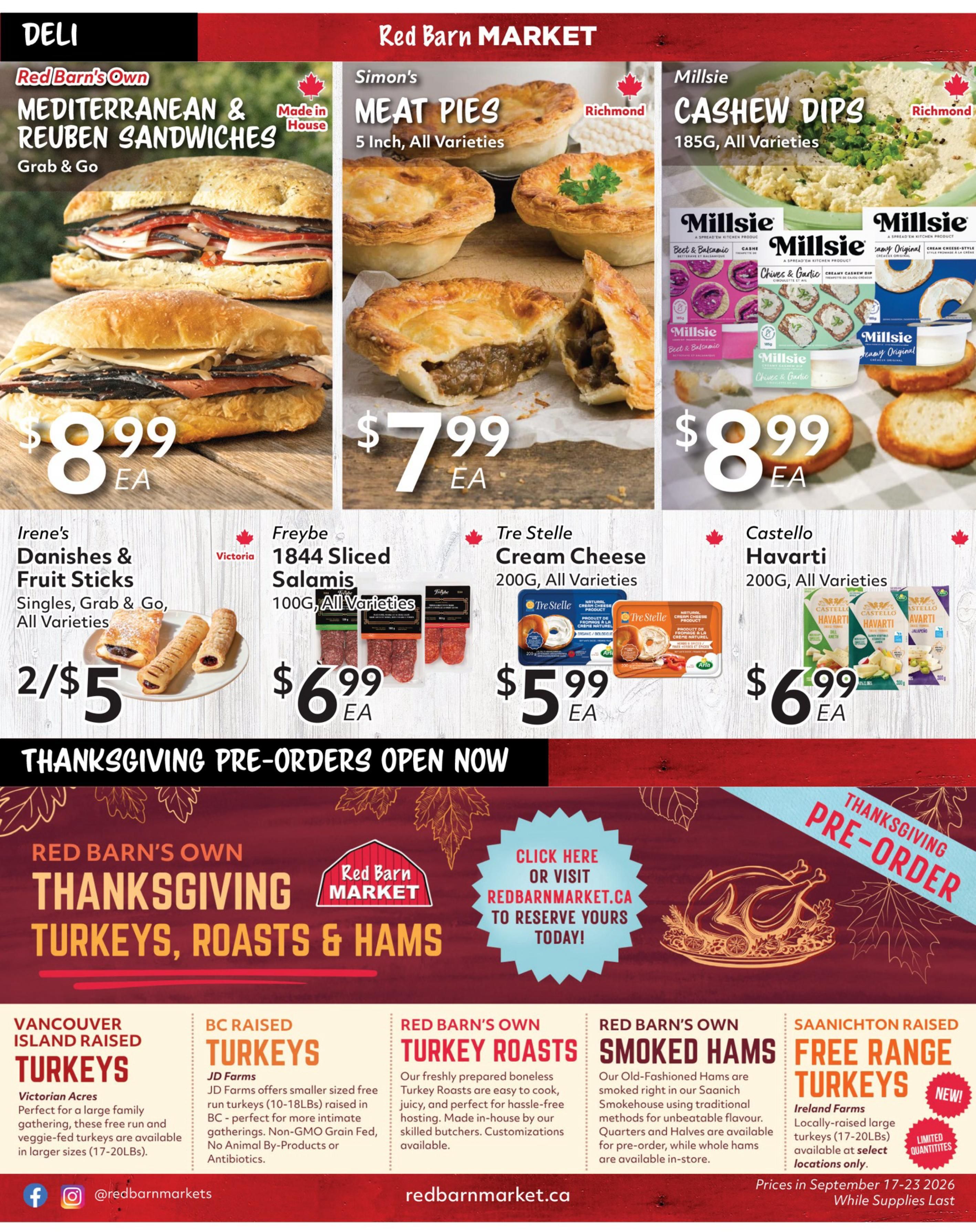 Red Barn Market Flyer September 17 to 23