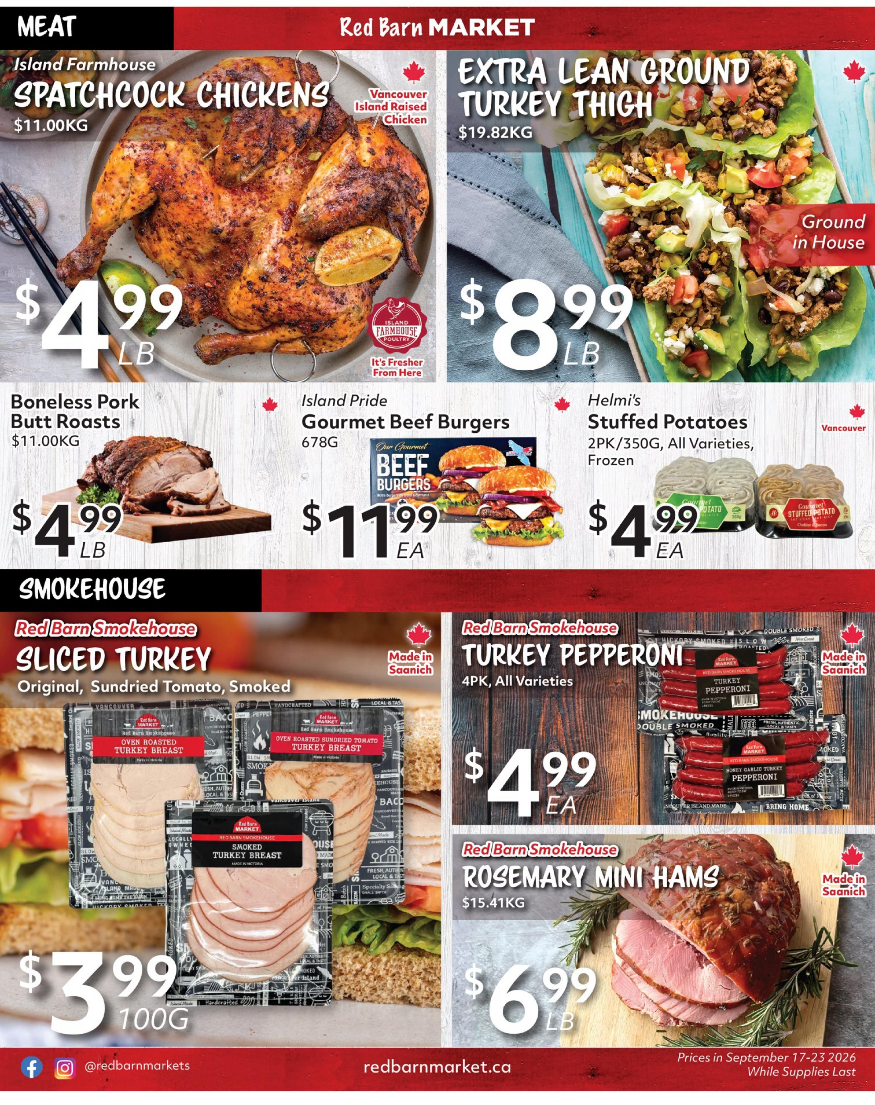 Red Barn Market Flyer September 17 to 23
