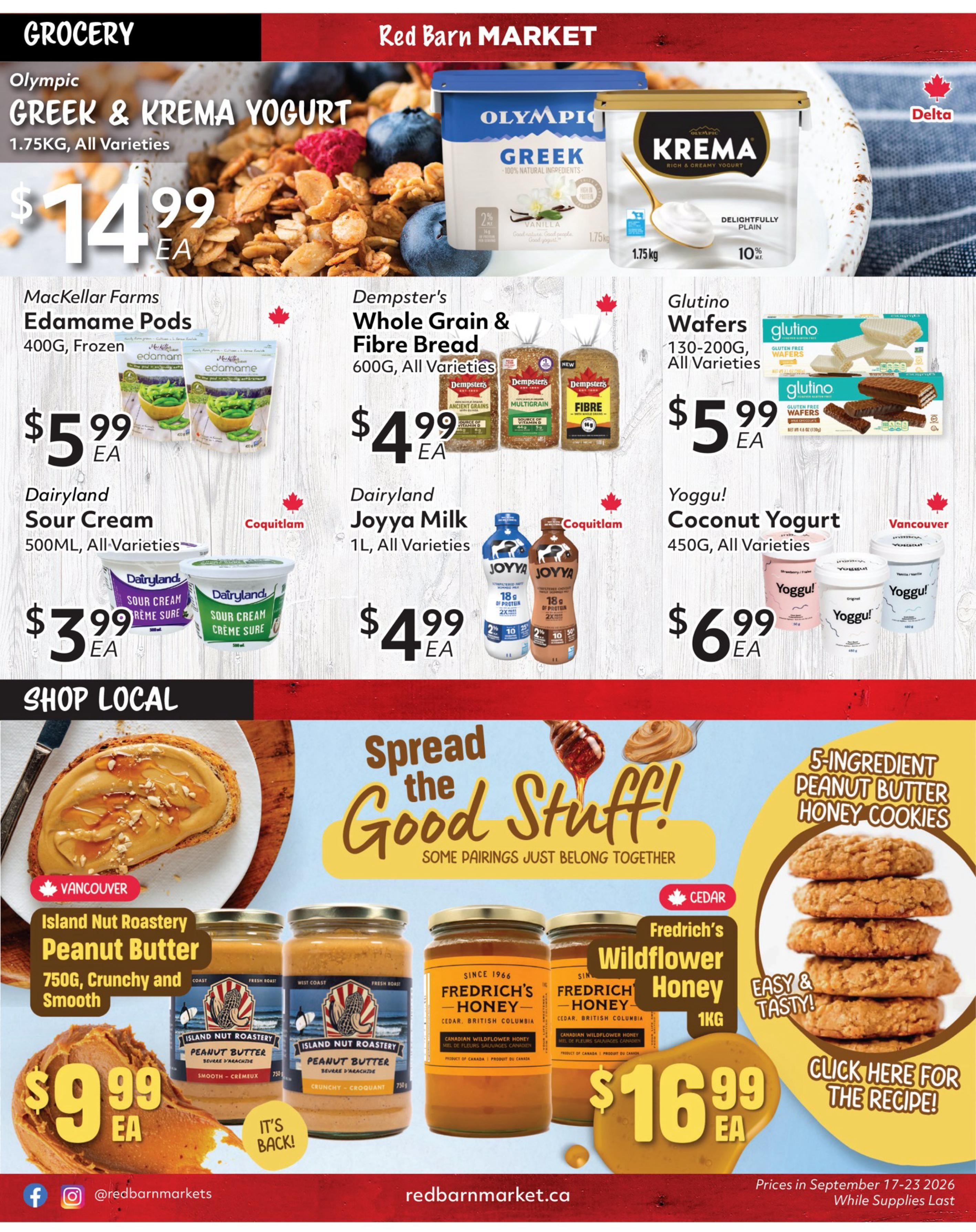 Red Barn Market Flyer September 17 to 23