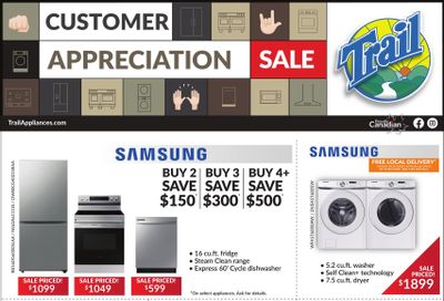 Trail Appliances (AB & SK) Flyer September 17 to 23