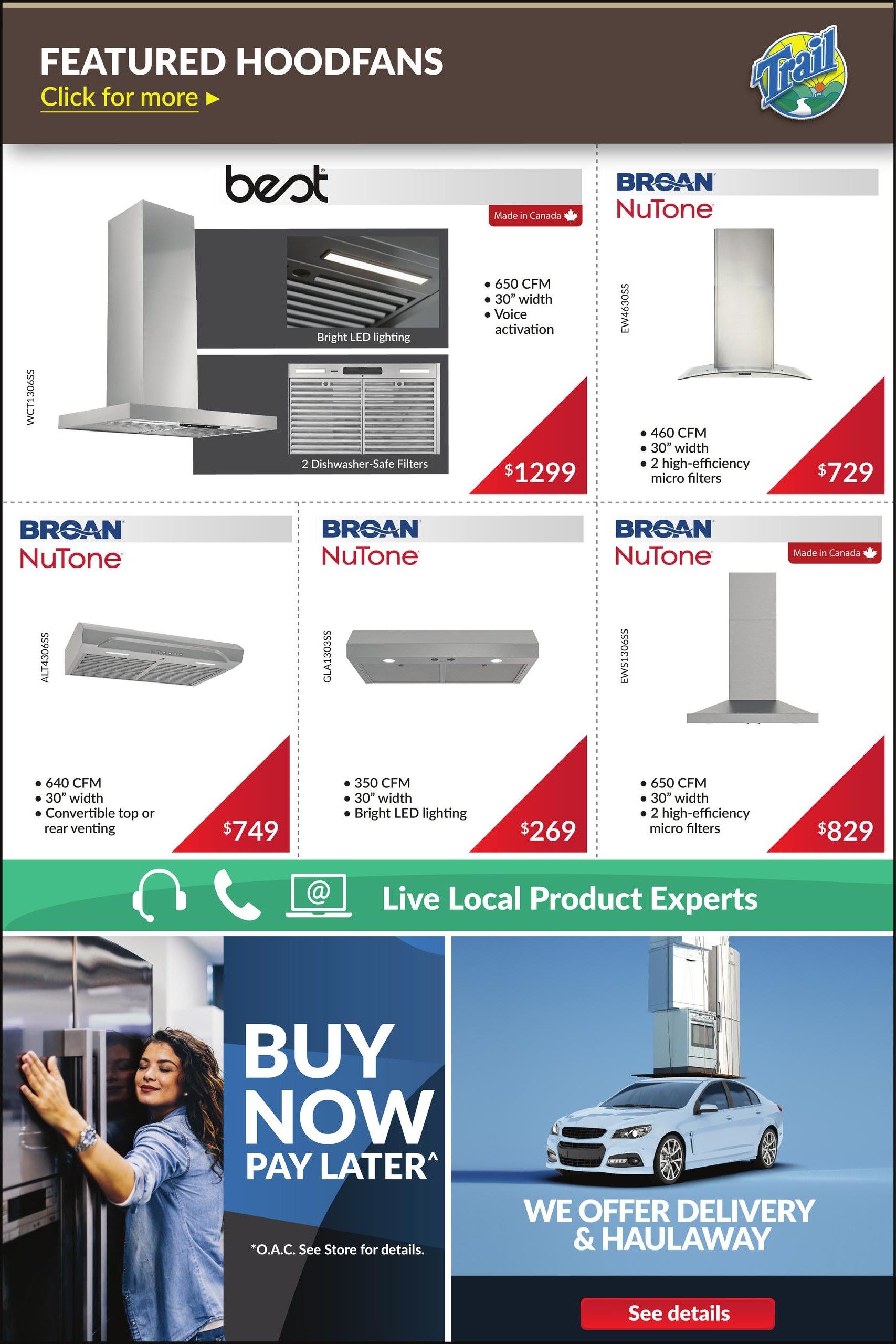 Trail Appliances (AB & SK) Flyer September 17 to 23