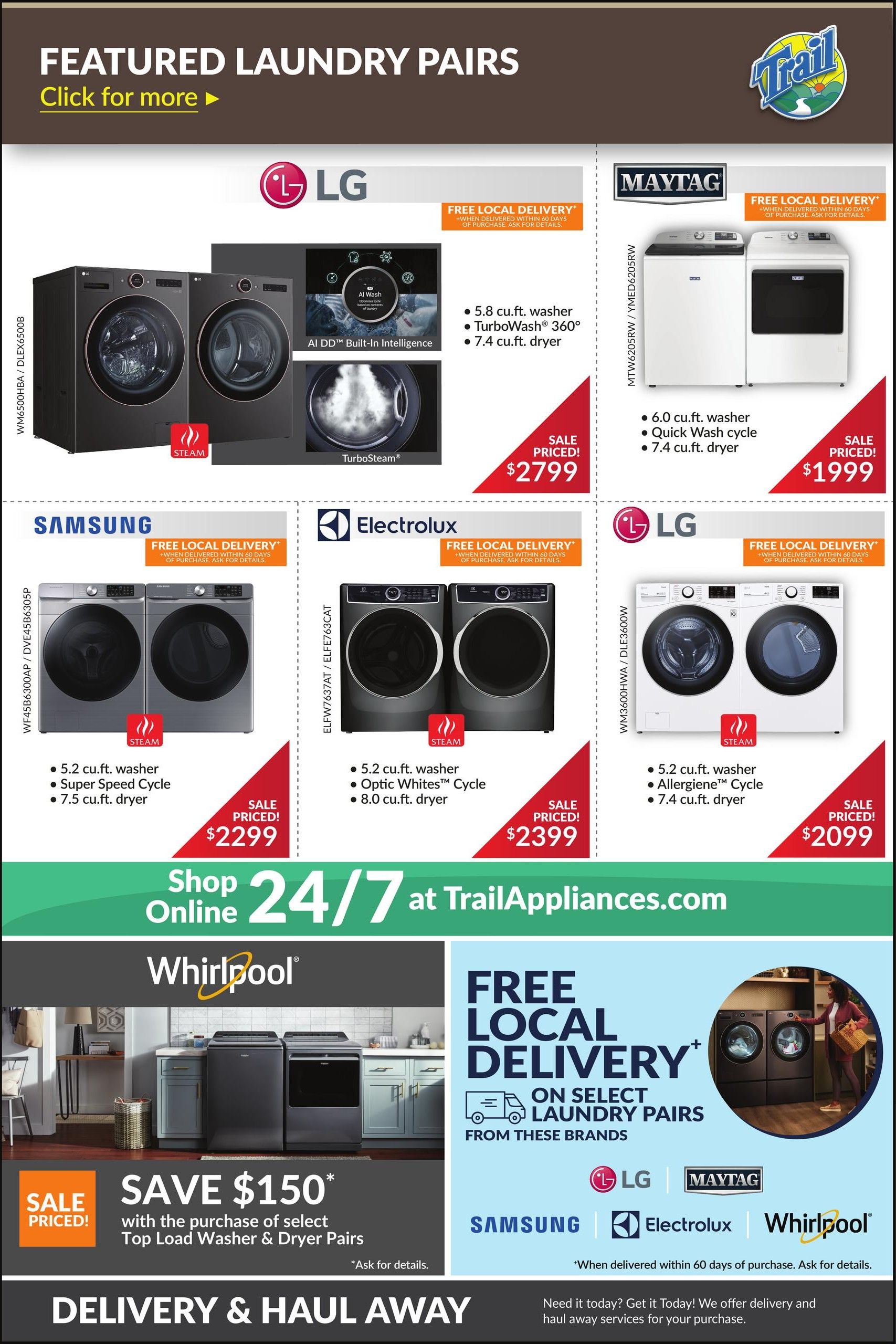 Trail Appliances (AB & SK) Flyer September 17 to 23